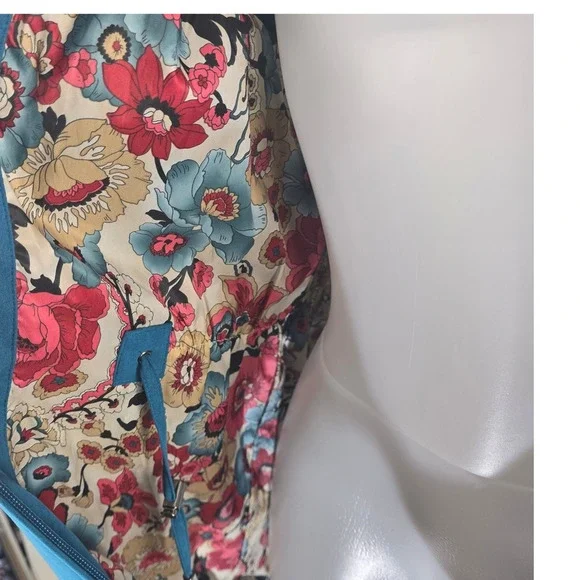 London Fog Teal Hooded Full Zip Front Pockets Women's Winter Jacket L - Picture 3 of 6